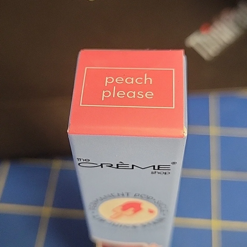 The Creme Shop Lip Juice Stain 7g New In Box - Peach Please